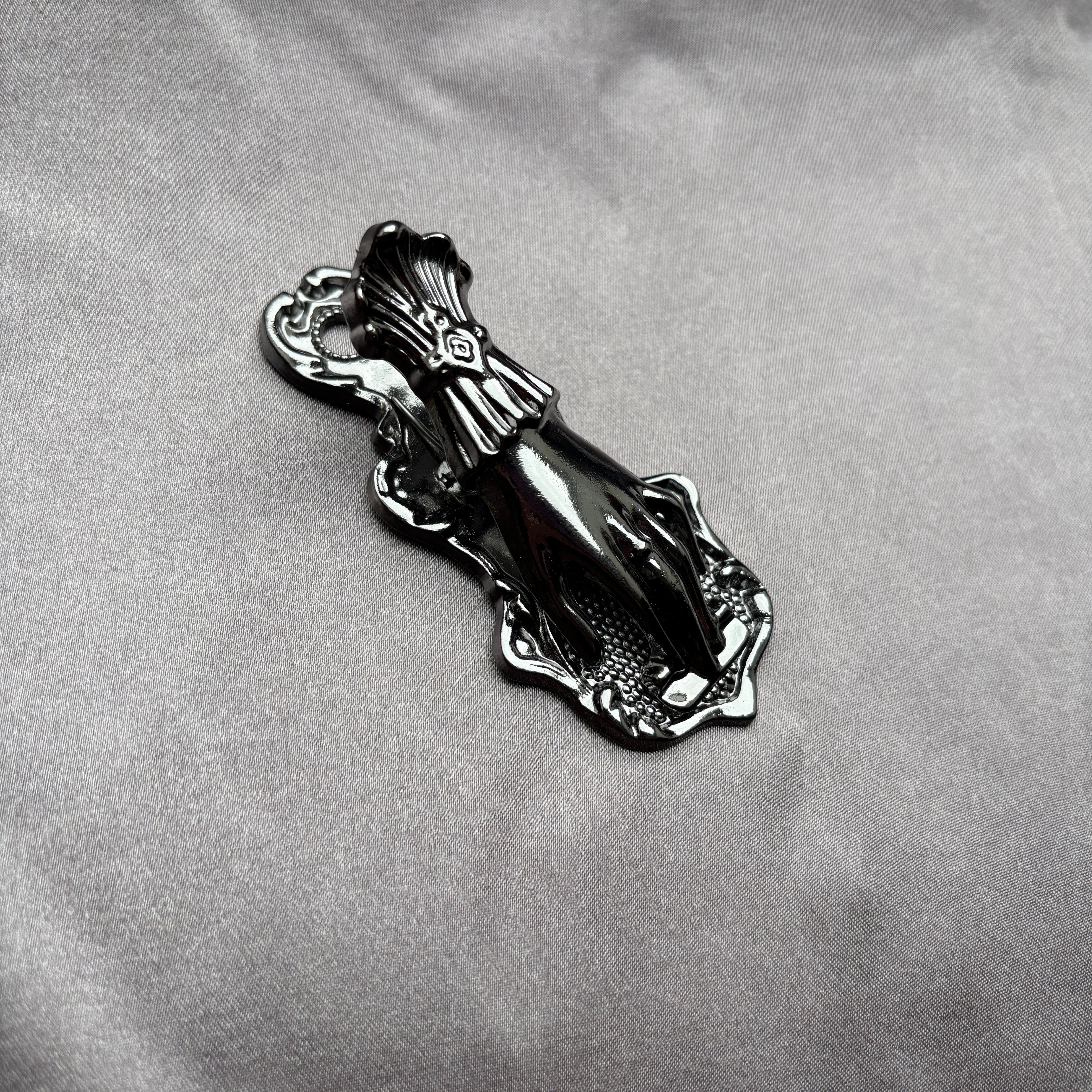 Silver Hand Paper Clip